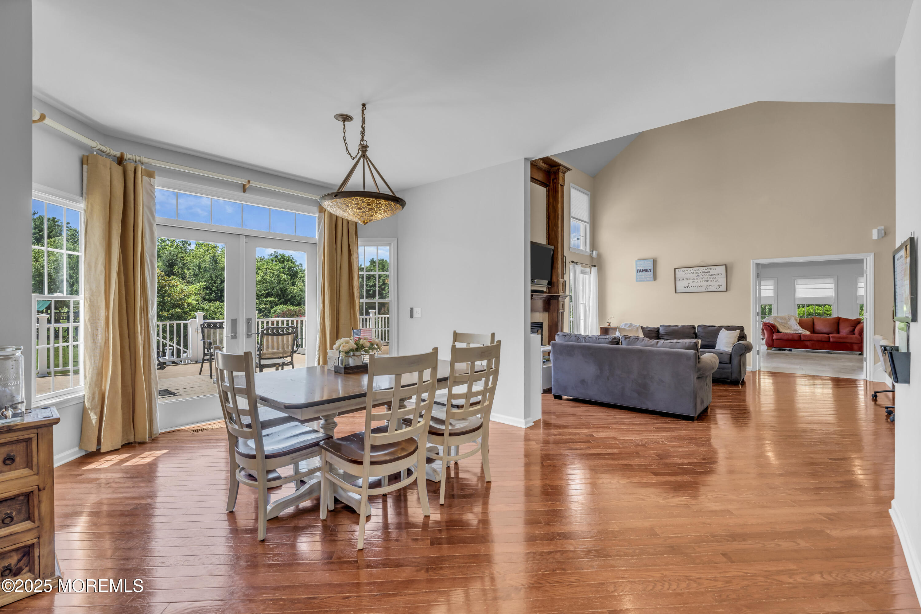6 Cooper Court Cream Ridge, NJ 08514 - Photo 33 of 105 a living room with furniture dining table and a large window