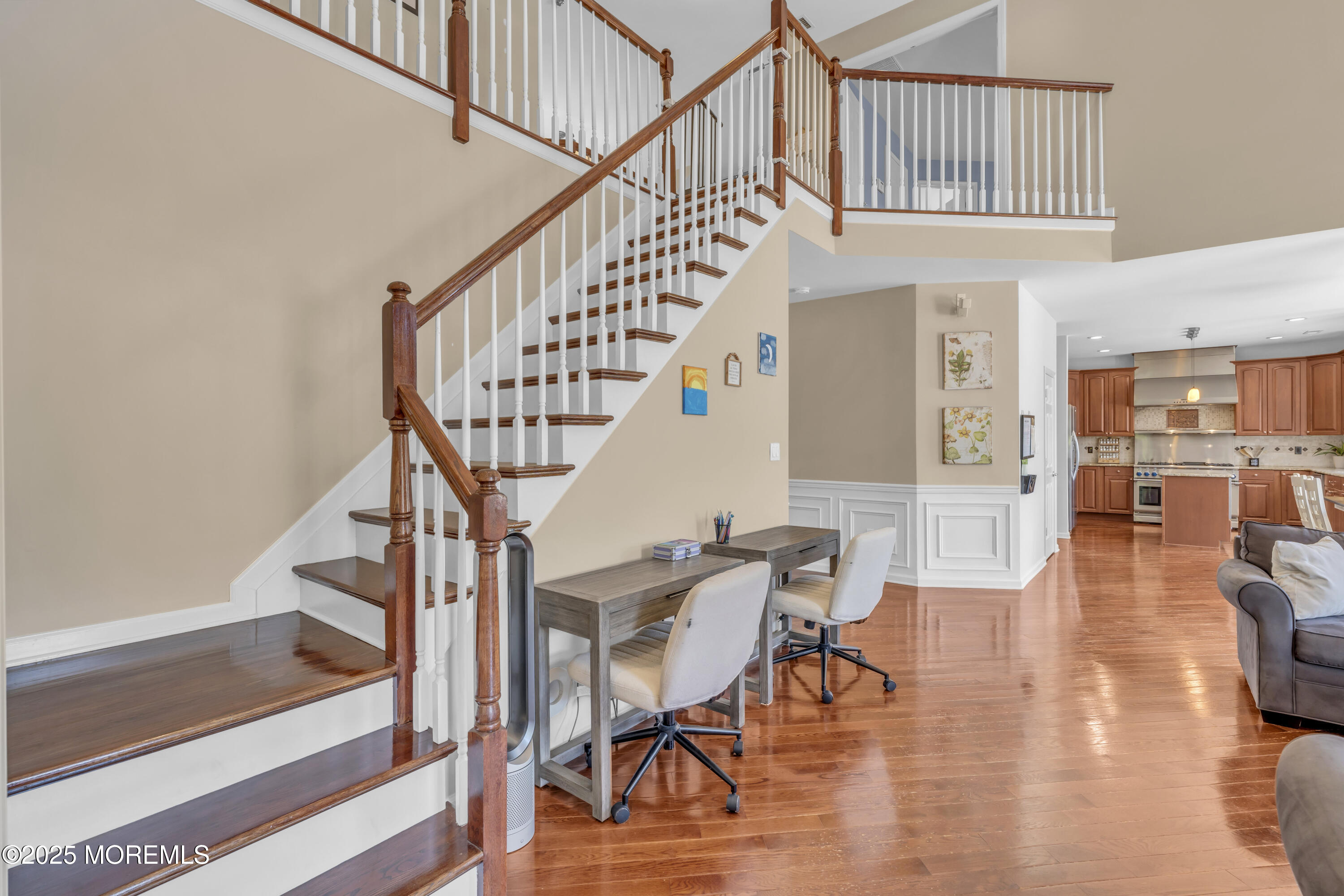 6 Cooper Court Cream Ridge, NJ 08514 - Photo 39 of 105 a view of entryway and hall with wooden floor