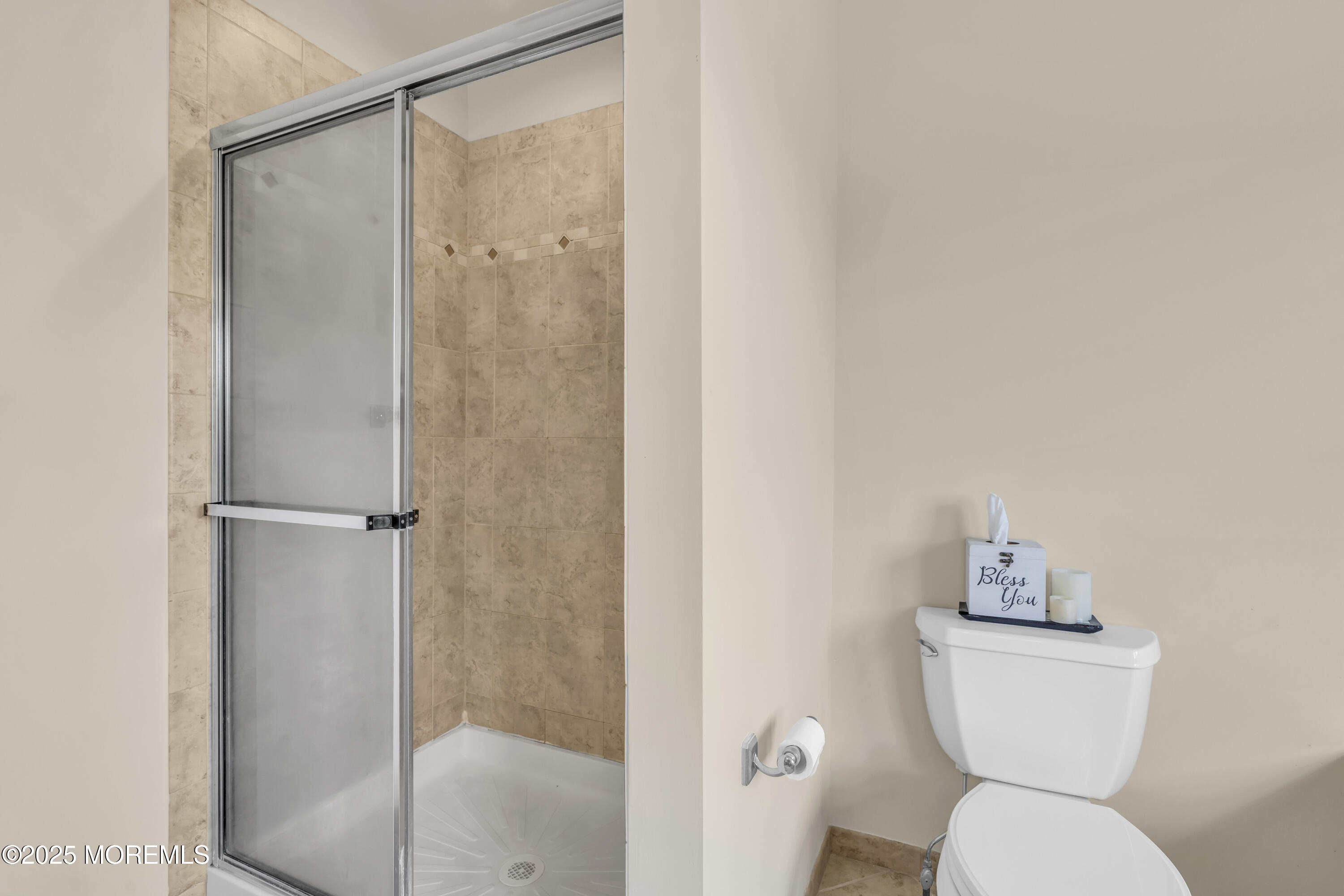 6 Cooper Court Cream Ridge, NJ 08514 - Photo 50 of 105 a bathroom with a toilet and a shower
