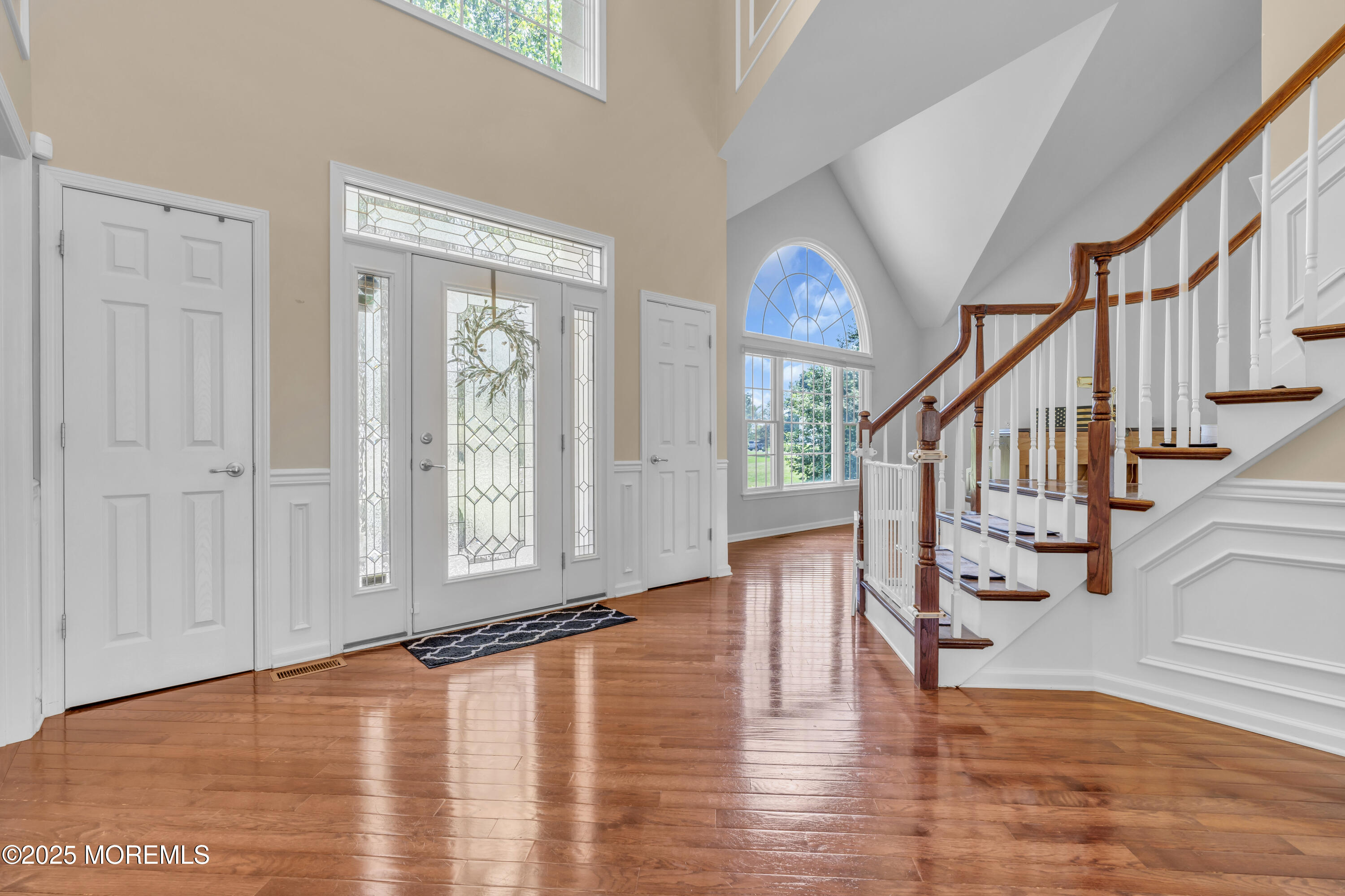 6 Cooper Court Cream Ridge, NJ 08514 - Photo 6 of 105 a view of an entryway with wooden floor windows and a livingroom