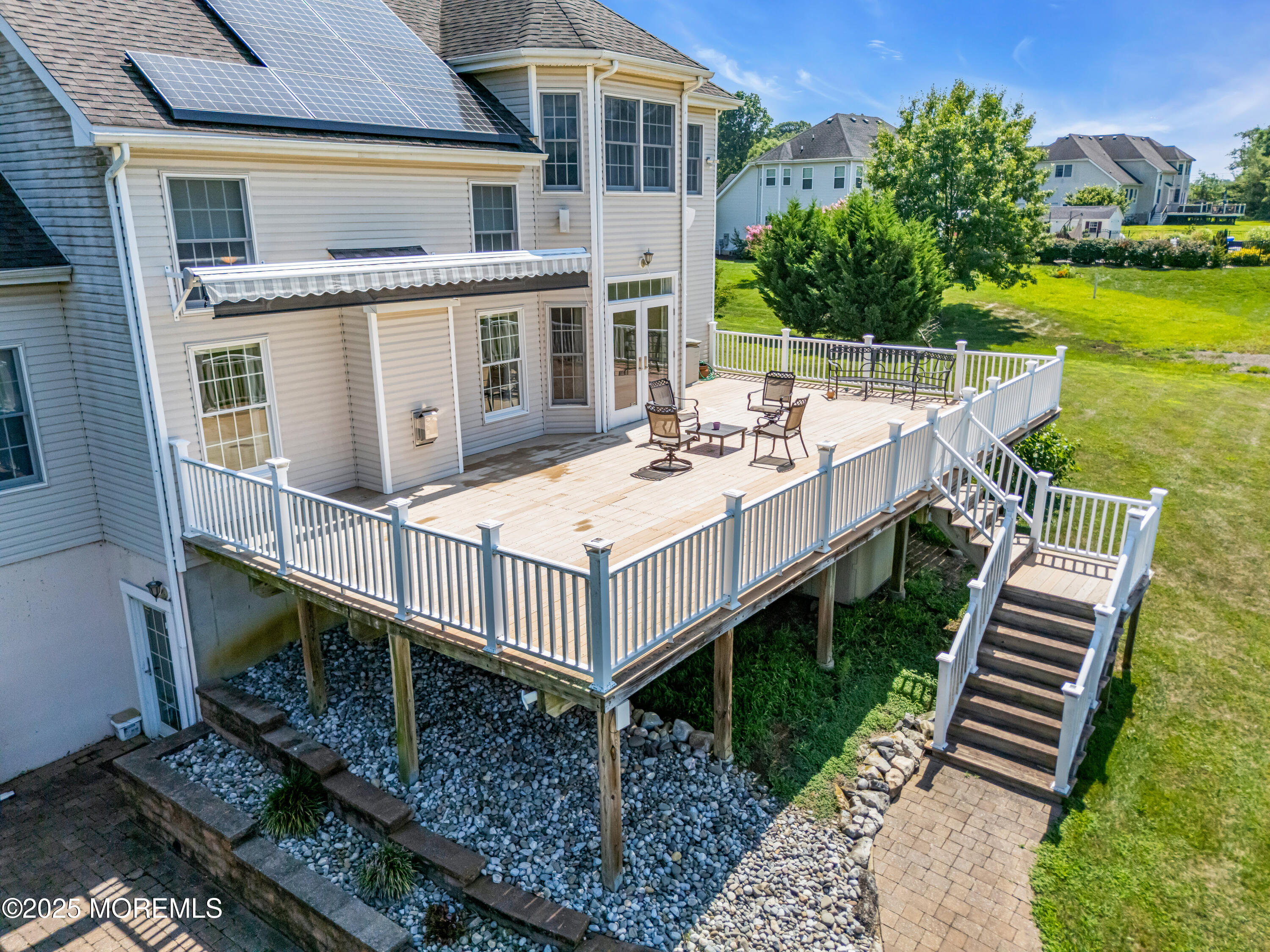 6 Cooper Court Cream Ridge, NJ 08514 - Photo 86 of 105 a view of a house with backyard and sitting area