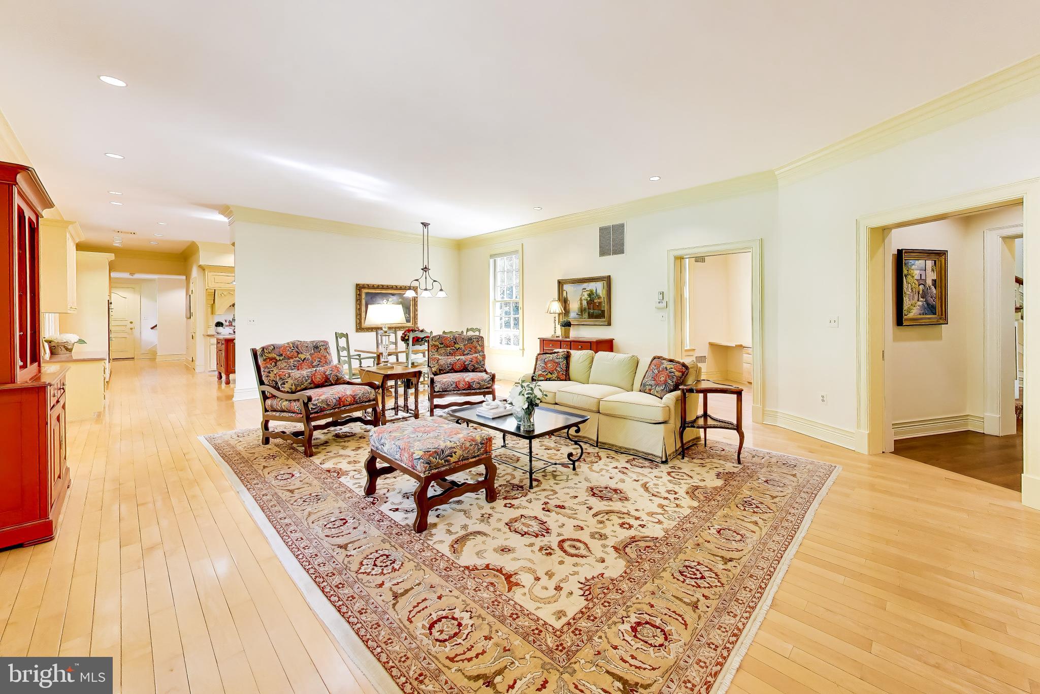 9001 Persimmon Tree Road Potomac, MD 20854 - Photo 20 of 77 a living room with furniture