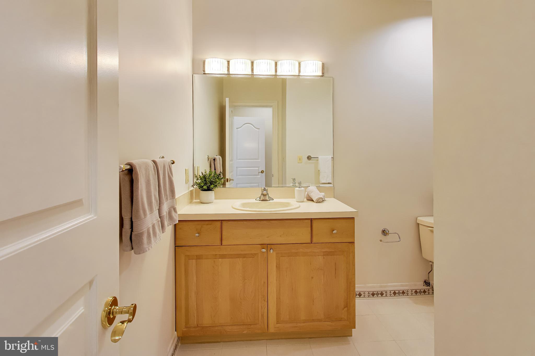9001 Persimmon Tree Road Potomac, MD 20854 - Photo 47 of 77 a bathroom with a sink and a mirror