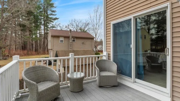 a view of outdoor space with seating area