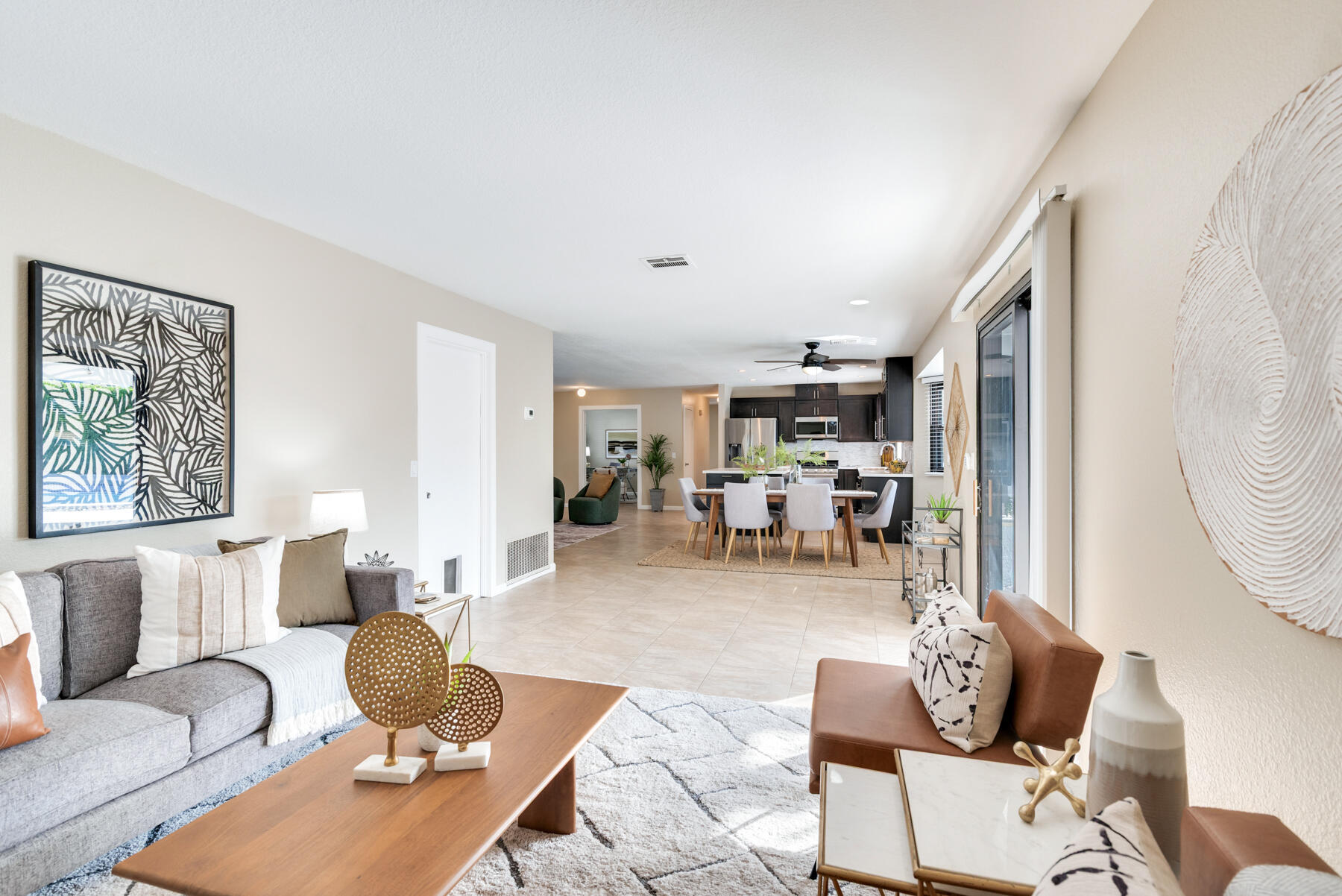 2003 North Sandra Road Palm Springs, CA 92262 - Photo 14 of 25 a living room with furniture and a table