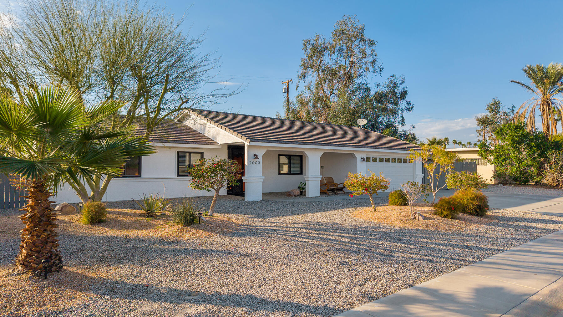 2003 North Sandra Road Palm Springs, CA 92262 - Photo 25 of 25 a view of a house with a patio