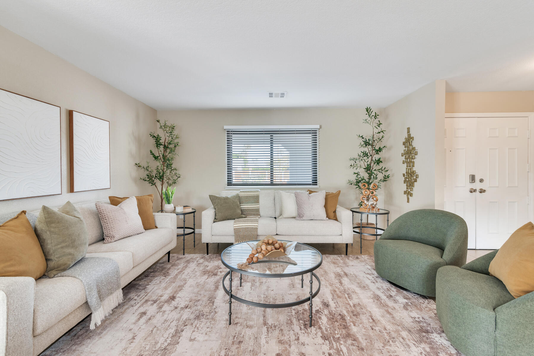 2003 North Sandra Road Palm Springs, CA 92262 - Photo 8 of 25 a living room with furniture and a large window