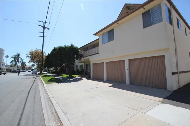 a view of a house with a patio