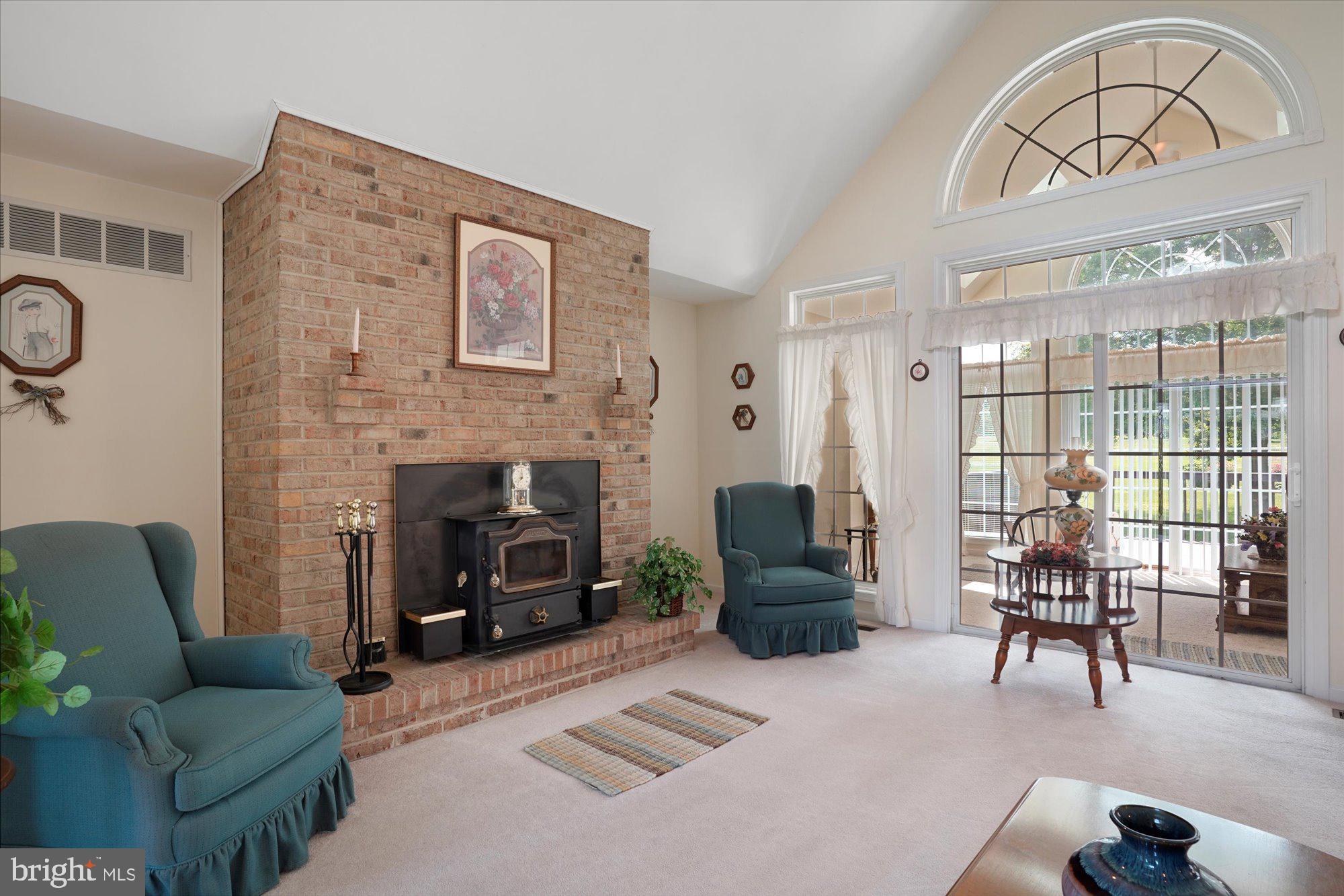 1445 Ebenezer Church Road Rising Sun, MD 21911 - Photo 5 of 40 Bricked Fireplace with Wood/Coal Stove Insert