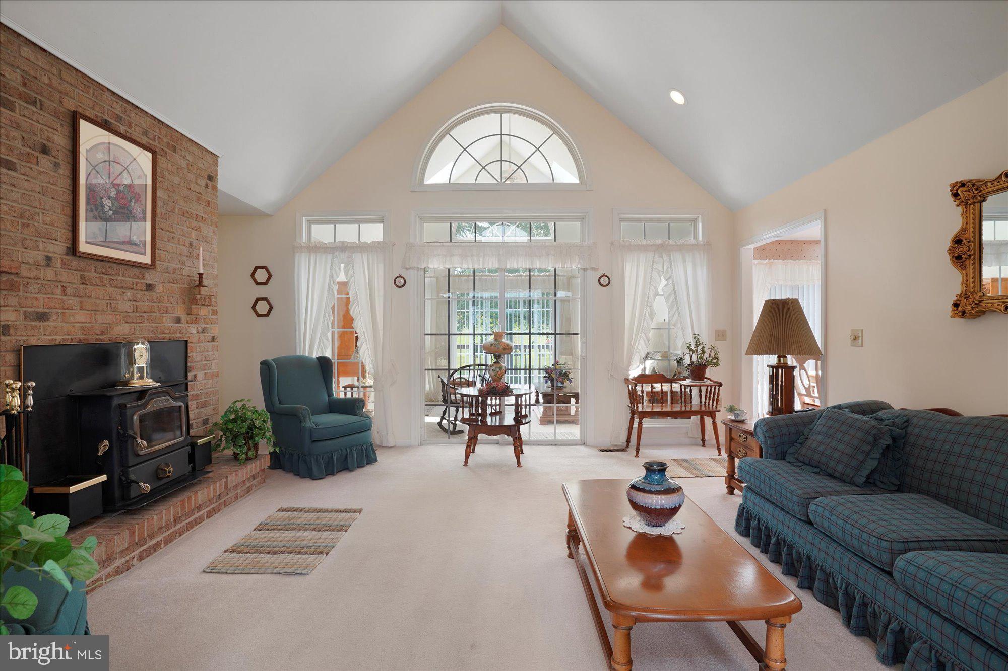 1445 Ebenezer Church Road Rising Sun, MD 21911 - Photo 7 of 40 Sliders in Living Room lead to Florida/Sun Room