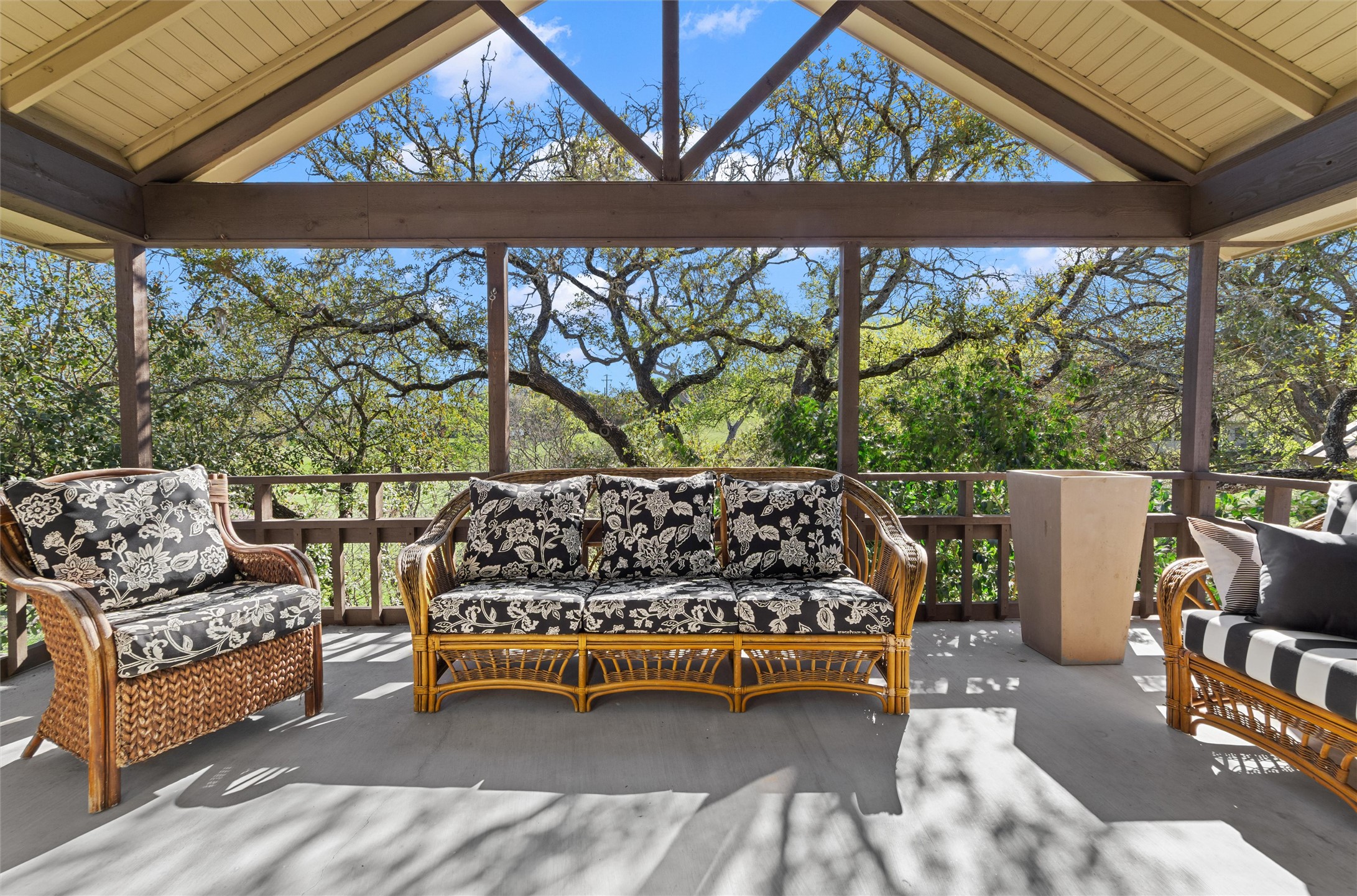 913 South Ridge Road Salado, TX 76571 - Photo 22 of 40 Gorgeous views from second level balcony.