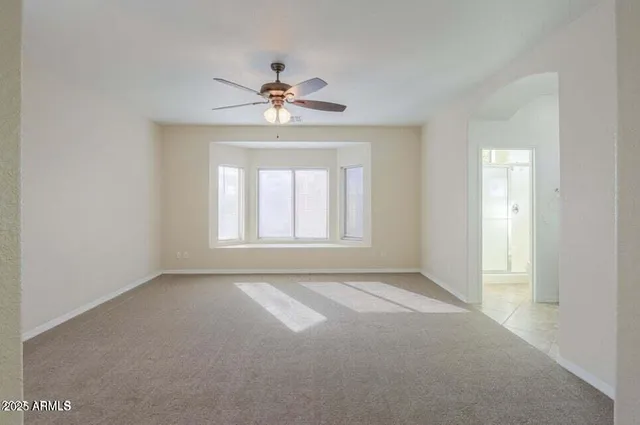 a view of a livingroom with a bathroom
