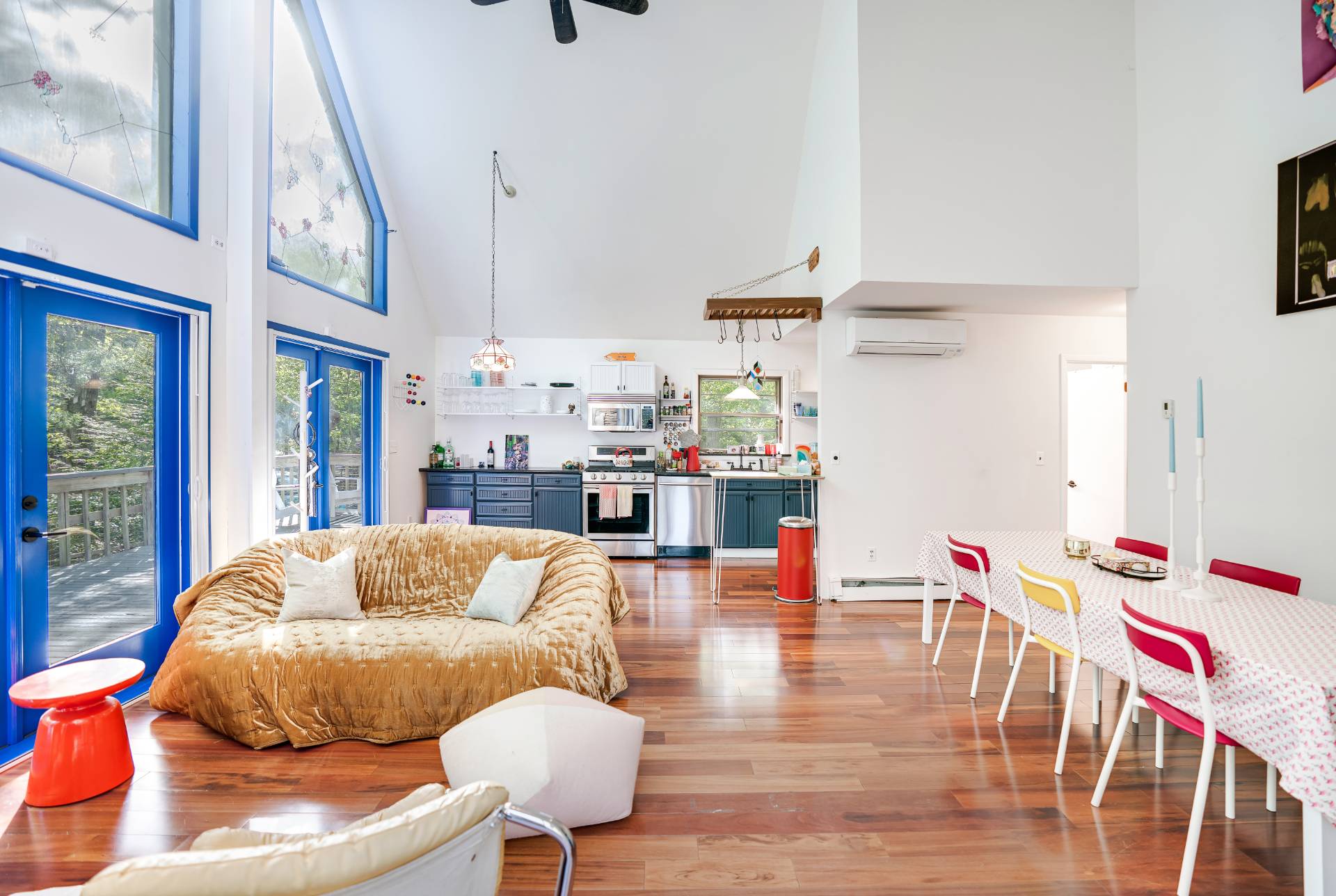 62 Broadway East Hampton, NY 11937 - Photo 6 of 20 a dining room with furniture and wooden floor