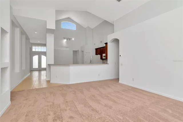 a view of a livingroom with a furniture