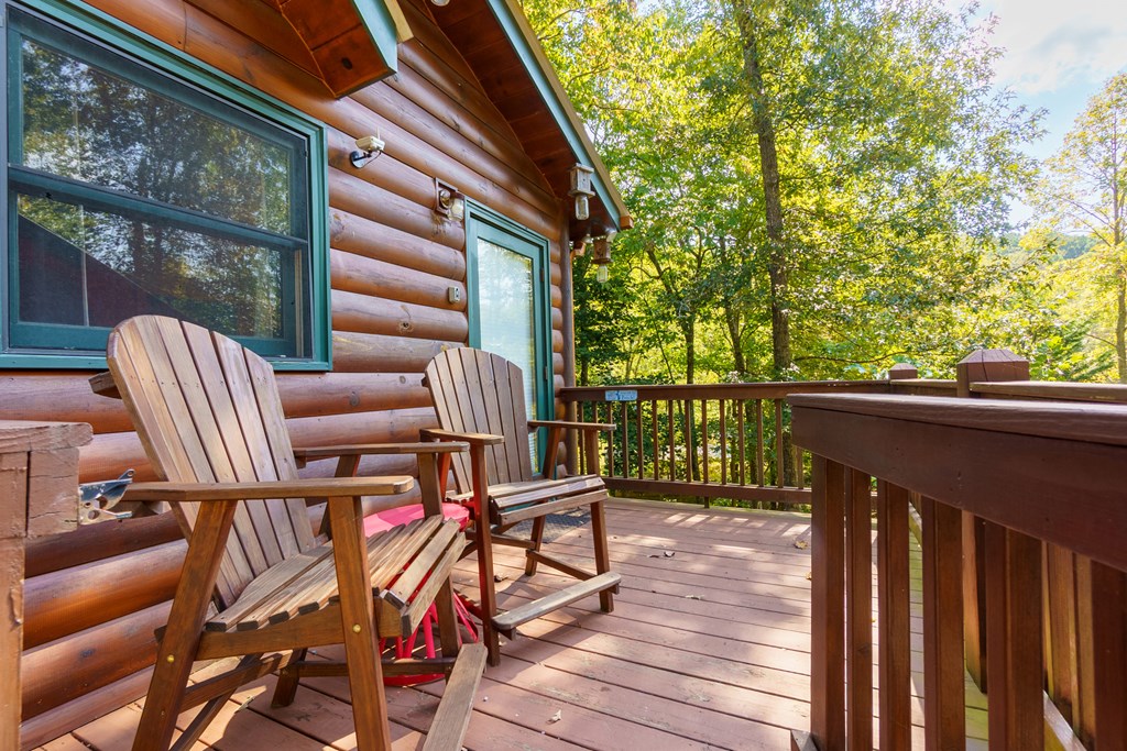 35 Wunder Bear Ridge Morganton, GA 30560 - Photo 47 of 76 a view of a balcony with chairs