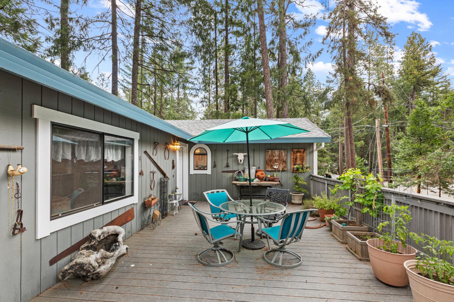 5680 Azalea Circle Pollock Pines, CA 95726 - Photo 23 of 31 a view of a chair and table in backyard of the house