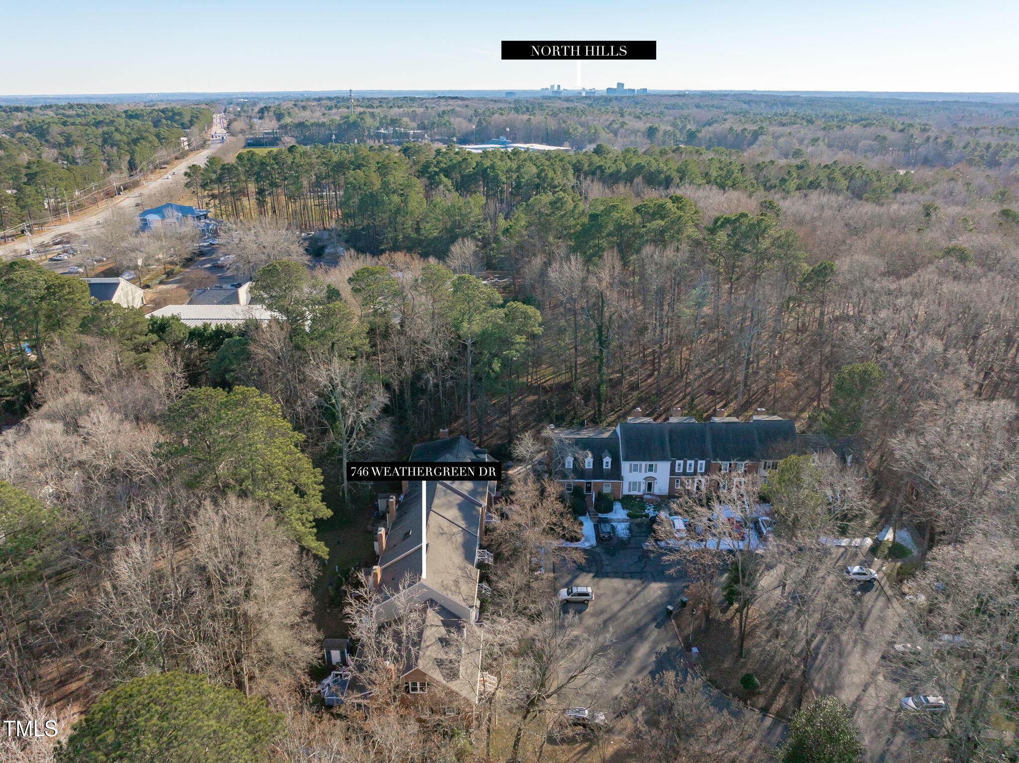 746 Weathergreen Drive Raleigh, NC 27615 - Photo 23 of 24 Aerial View