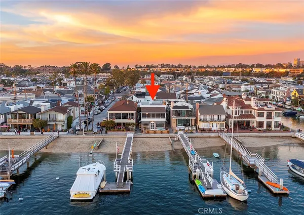 an aerial view of a car park