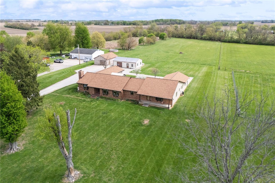 4971 Lackey Road Cedarville, OH 45314 - Photo 67 of 79 Expansive property featuring a charming residence nestled amidst vast open fields.
