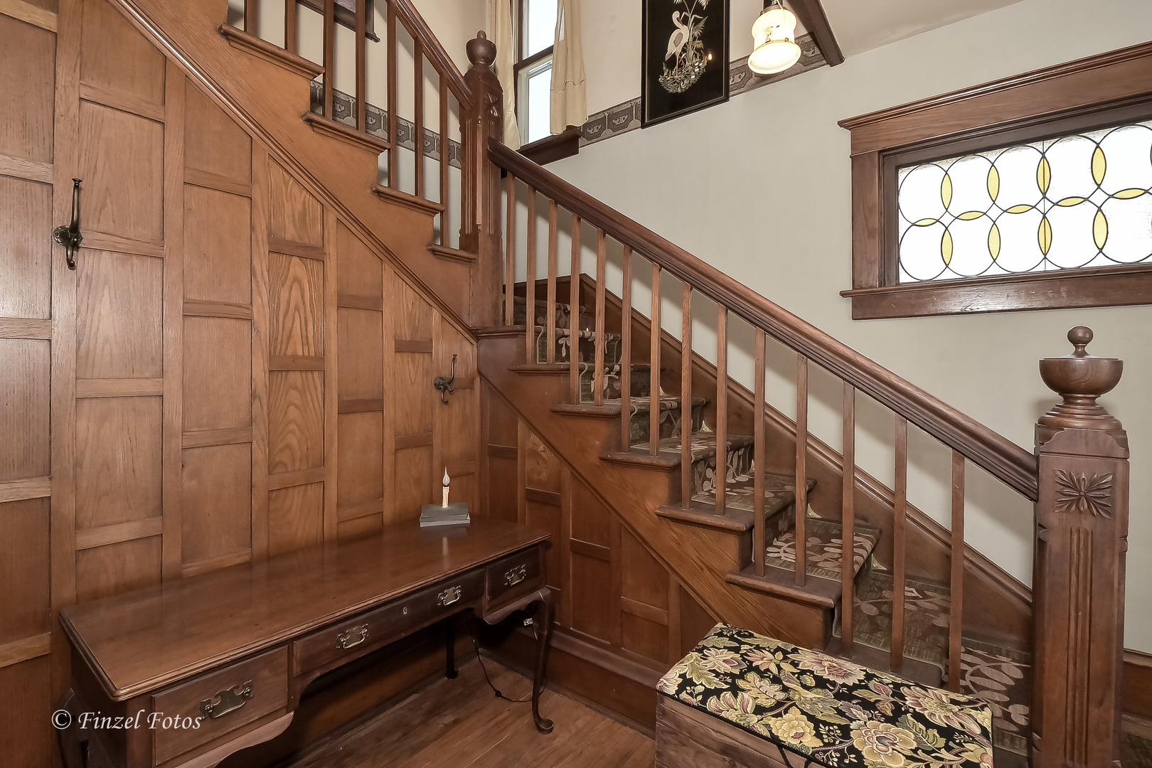 14N152 Reinking Road Pingree Grove, IL 60140 - Photo 3 of 15 a view of staircase with a dining table and chairs