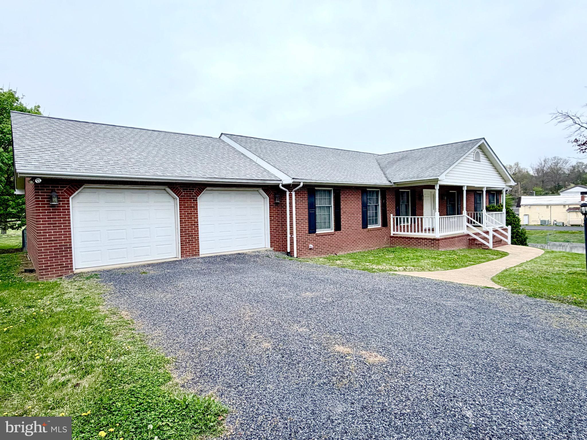 78 Brook Creek Road Toms Brook, VA 22660 - Photo 39 of 43 a front view of house with yard and porch