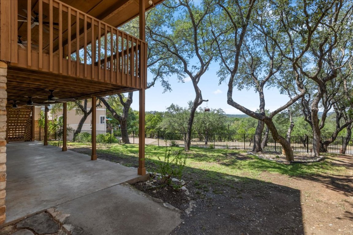 16808 Forest Way Austin, TX 78734 - Photo 29 of 33 Double, covered decks to outside enjoyment.