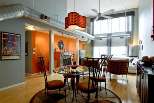 203 South Sangamon Street, Unit 310 Chicago, IL 60607 - Photo 5 of 16 a view of a dining room with furniture window and outside view