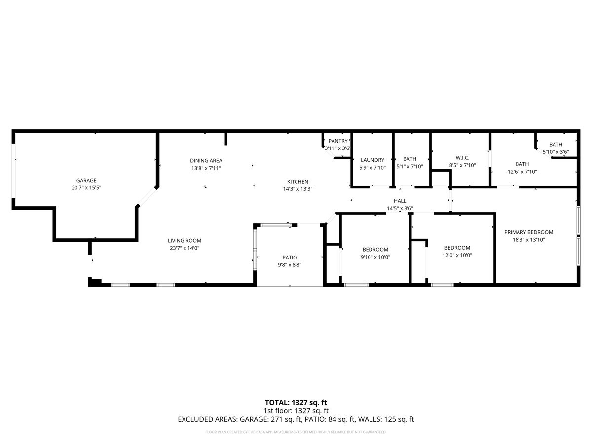 10122 Crescendo Way Manvel, TX 77578 - Photo 24 of 24 Floor plan with estimated measurements. Buyer to verify.