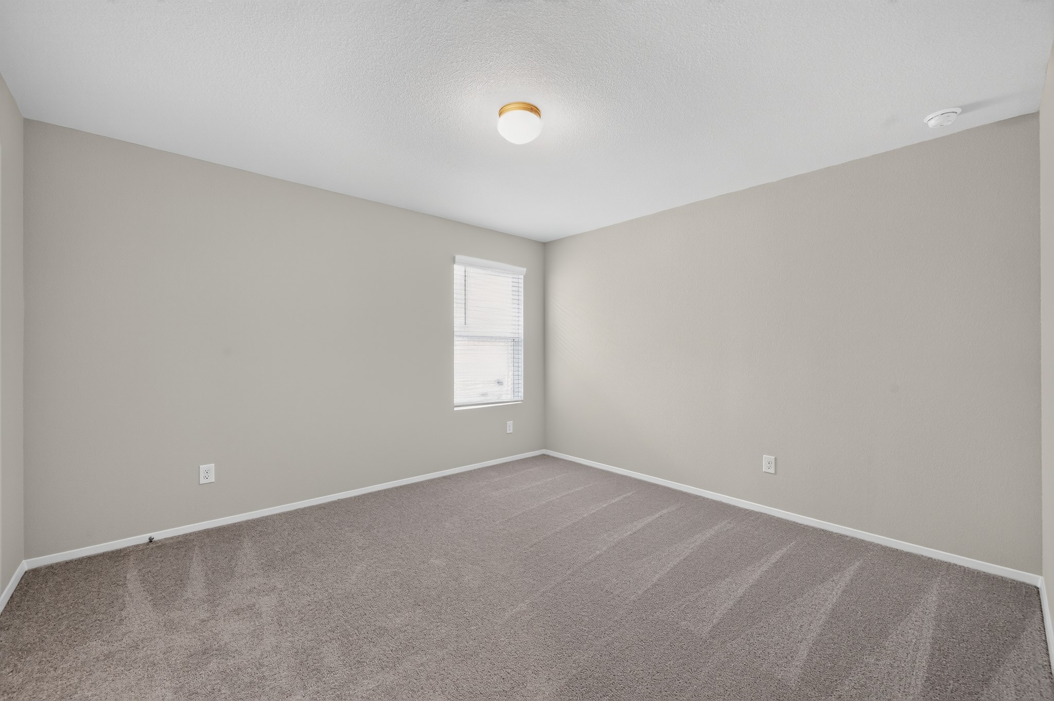 2704 Towy Road Manor, TX 78653 - Photo 17 of 36 Plush carpeting and a classic window create a cozy and inviting bedroom retreat.