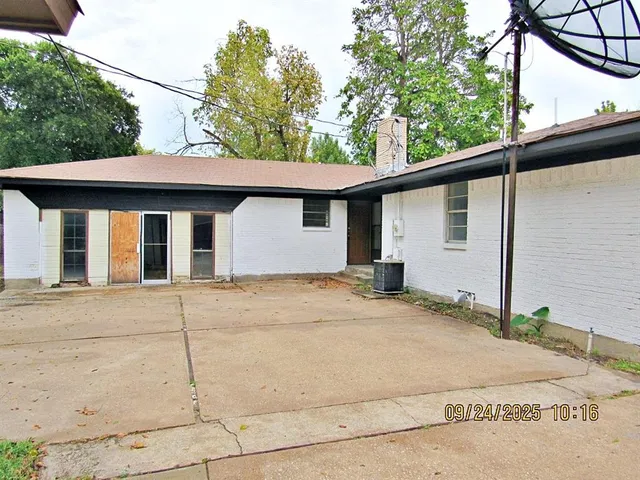 a house with a outdoor space