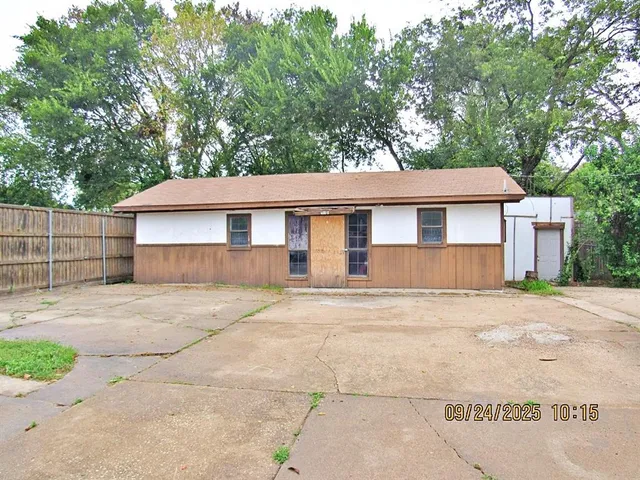a house with a outdoor space