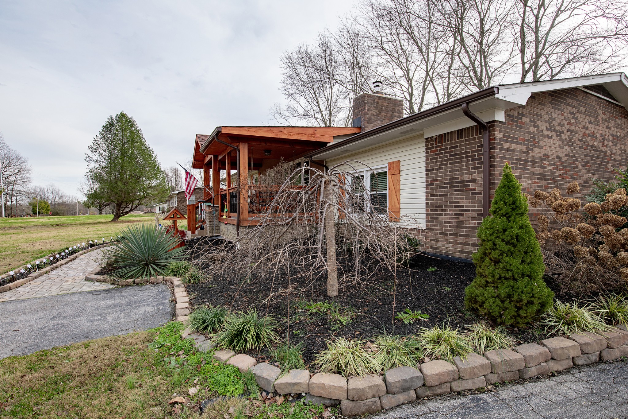 415 Lee Road Cottontown, TN 37048 - Photo 8 of 69 a backyard of a house with lots of green space