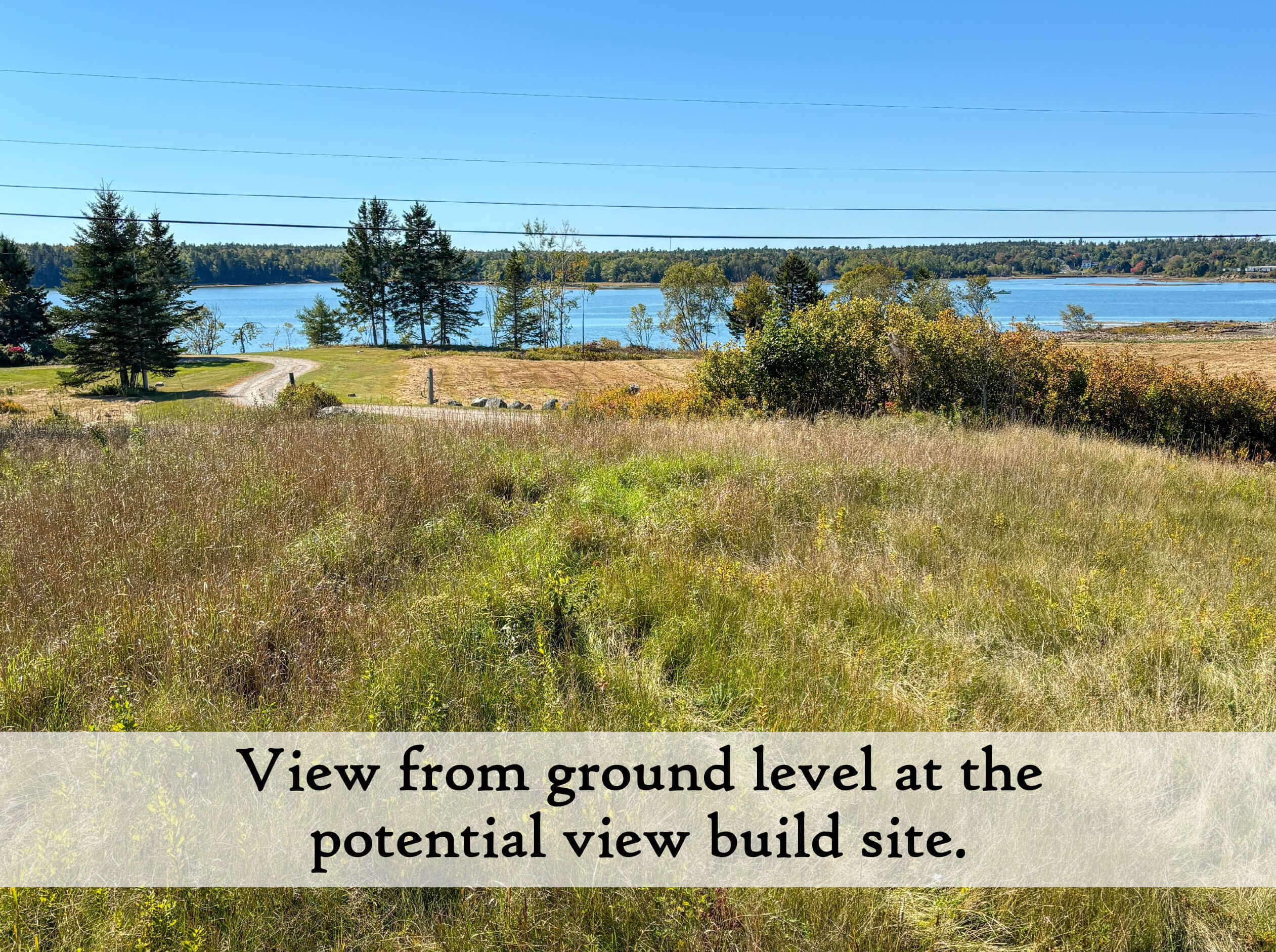 229-230 Ficketts Point Road Milbridge, ME 04658 - Photo 7 of 27 View from future home site ground level