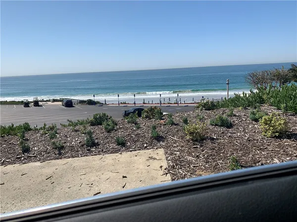 a view of beach and ocean