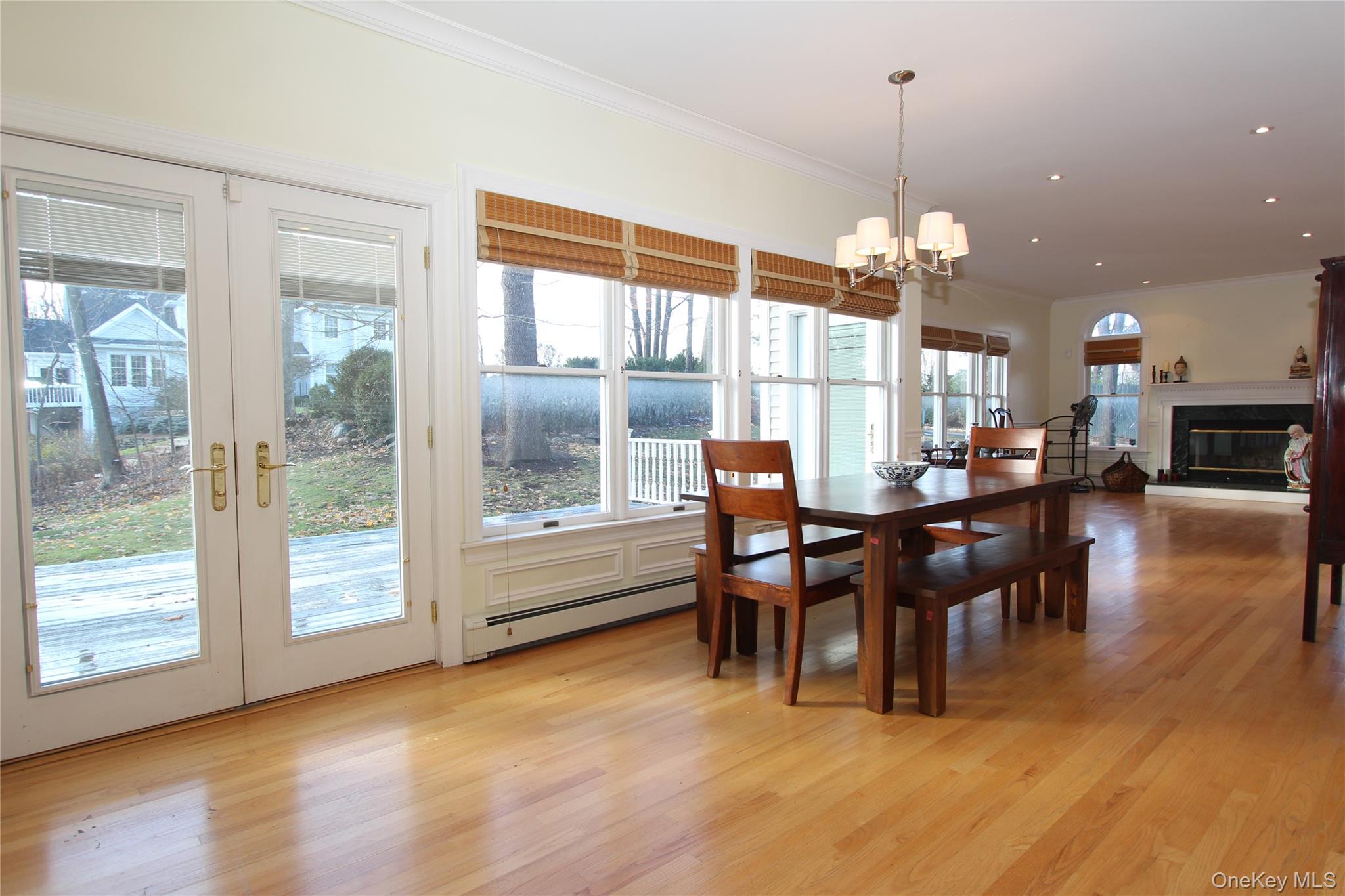 445 Grace Church Street Rye, NY 10580 - Photo 4 of 20 Eating area off kitchen overlooks rear deck