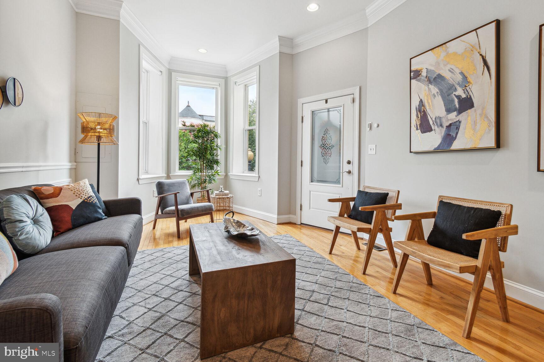 45 R Street Northwest, Unit 1 Washington, DC 20001 - Photo 4 of 21 High ceilings, recessed lights