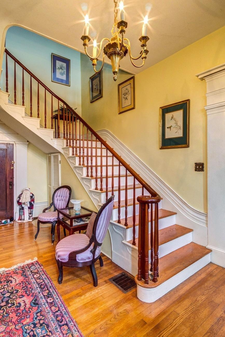 5005 Ashgrove Road Nicholasville, KY 40356 - Photo 4 of 53 Original Staircase. Shutters under stair