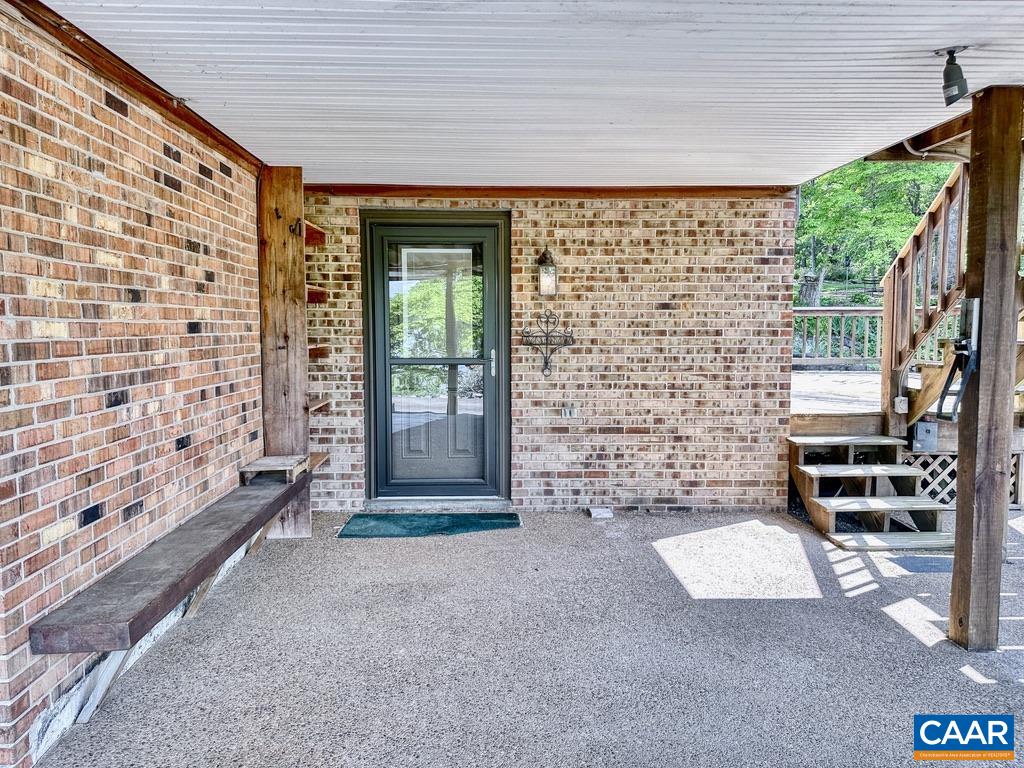 20 Pine Bluff Road Ruckersville, VA 22968 - Photo 48 of 67 a view of an outdoor space with wooden floor and stairs
