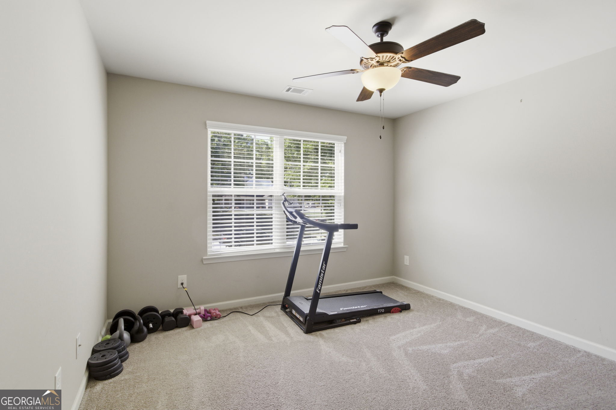 127 Austin Storey Circle Newnan, GA 30263 - Photo 23 of 34 a room with gym equipment and windows