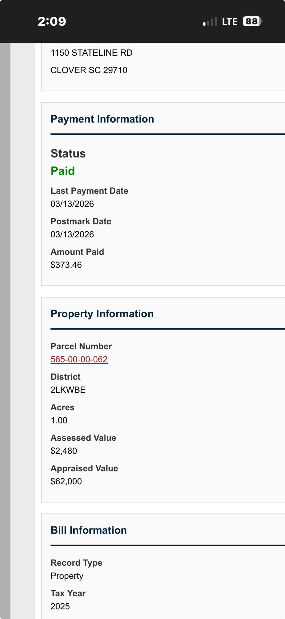 1150 Stateline Road Clover, SC 29710 - Photo 9 of 9 tax record