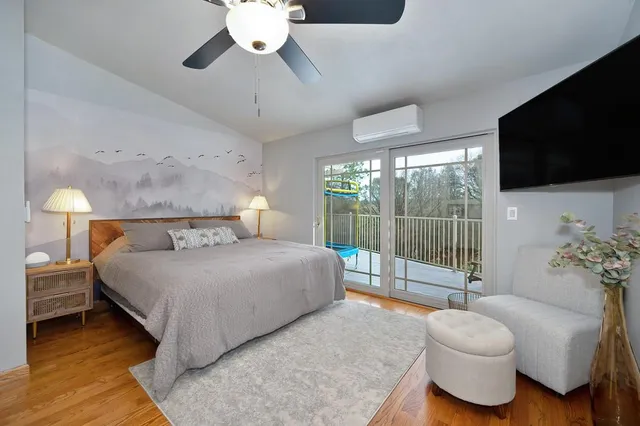 a view of a park with bench and bench