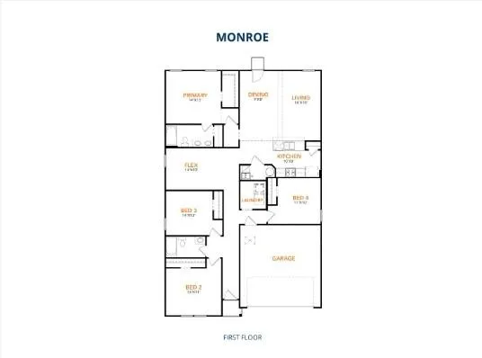 a picture of a floor plan