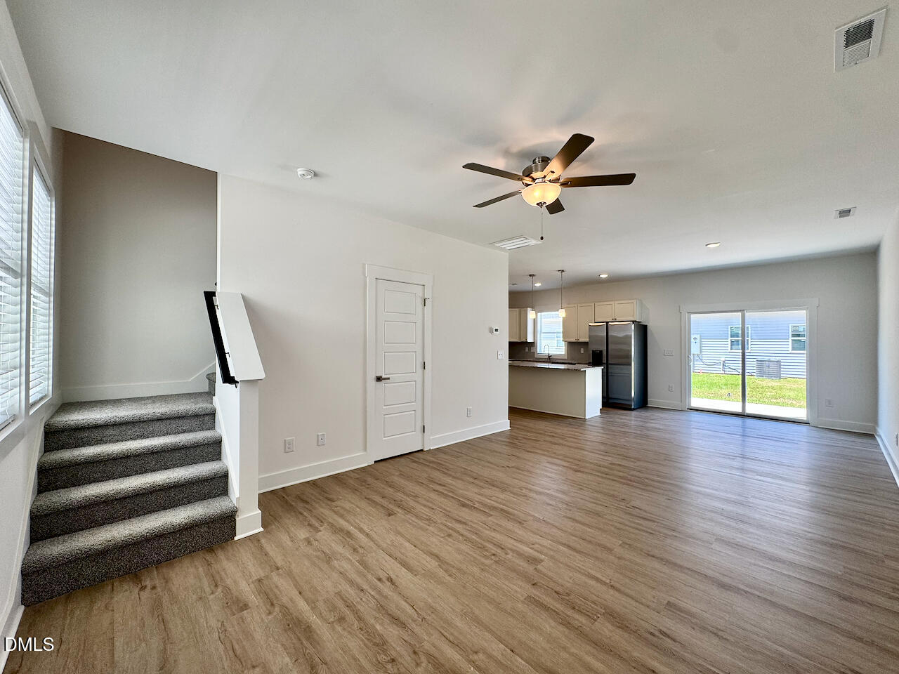 218 George Street, Unit A Four Oaks, NC 27524 - Photo 14 of 28 Living Room Width + Natural Light