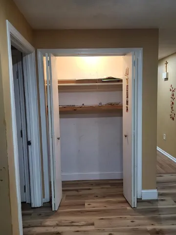 a view of wooden floor