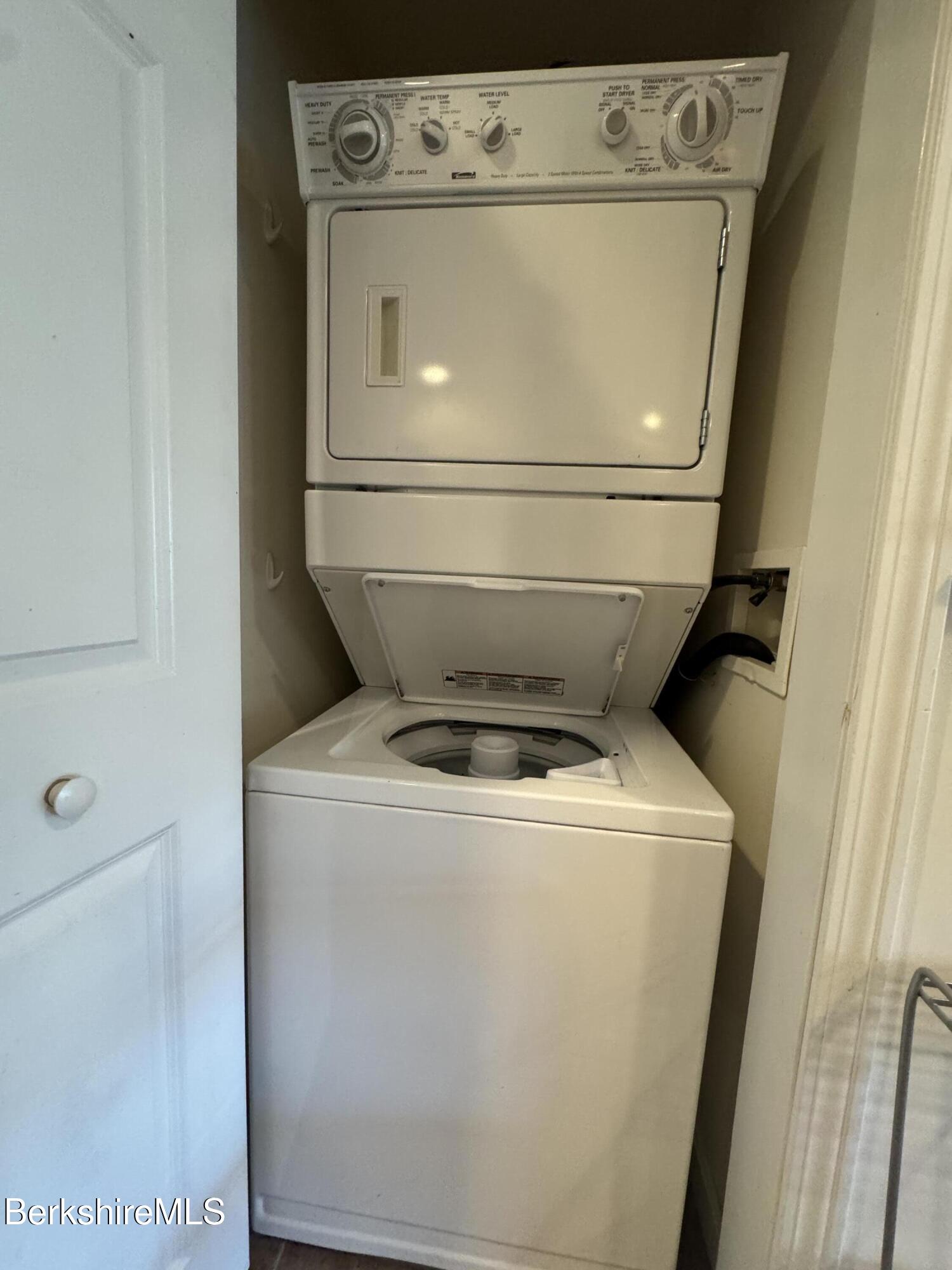 37 Corey Road, Unit 862 Hancock, MA 01237 - Photo 24 of 27 a utility room with dryer and washer