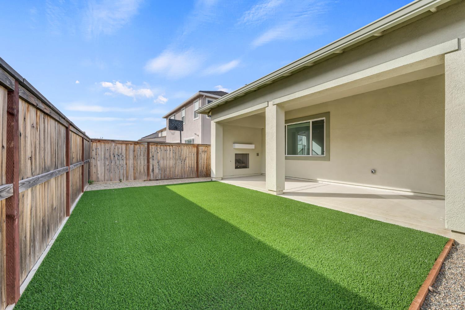4236 Bellwether Way Sacramento, CA 95835 - Photo 43 of 46 a view of a backyard with wooden floor and fence