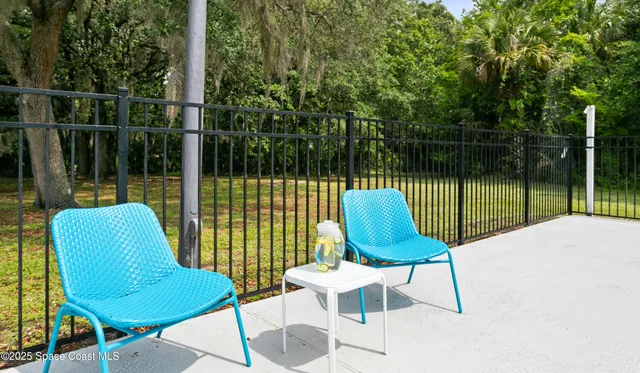 an empty room with painted walls