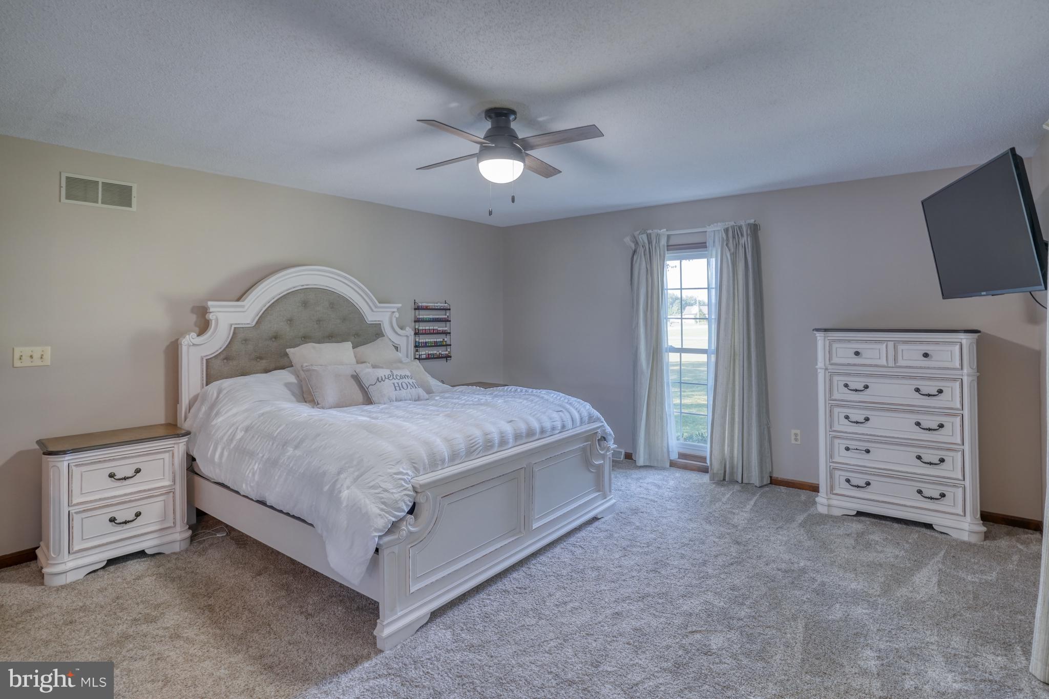 1051 Hartly Road Hartly, DE 19953 - Photo 45 of 47 a bedroom with a bed and a tv