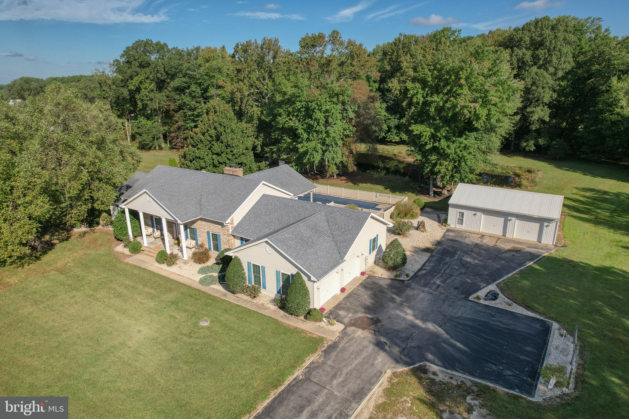 1051 Hartly Road Hartly, DE 19953 - Photo 5 of 47 an aerial view of a house with a yard