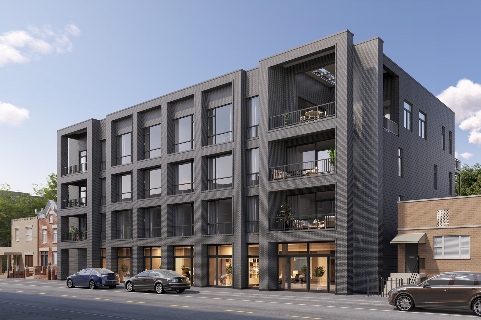 2234 West Grand Avenue, Unit PH401 Chicago, IL 60612 - Photo 1 of 13 a front view of a building with street view